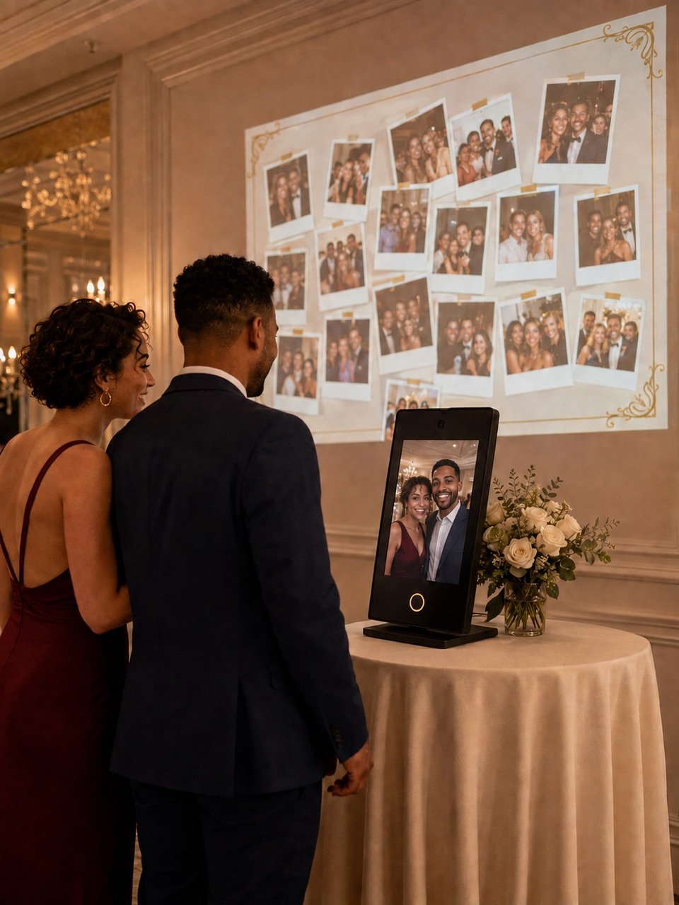 AI-sfeerimpressie van Message Wall met fictieve personen
